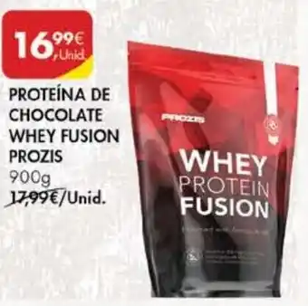Pingo Doce Proteína de Chocolate Whey Fusion Prozis 900g promoção