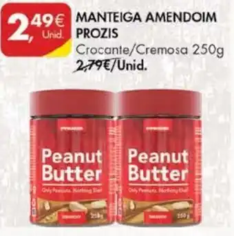 Pingo Doce Manteiga Amendoim Prozis 250g promoção