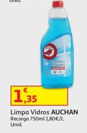 Limpa Vidros AUCHAN Recarga 750ml