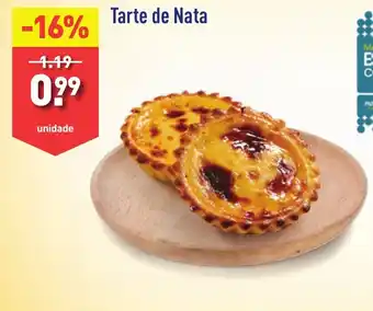 ALDI Tarte de Nata promoção