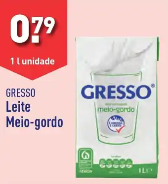 ALDI GRESSO Leite Meio-gordo promoção