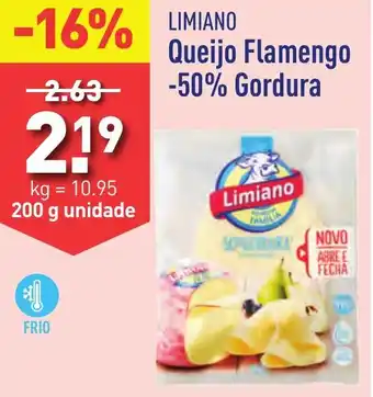 ALDI LIMIANO Queijo Flamengo -50% Gordura promoção