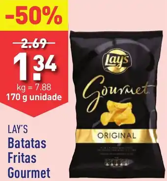 ALDI LAY'S Batatas Fritas Gourmet promoção