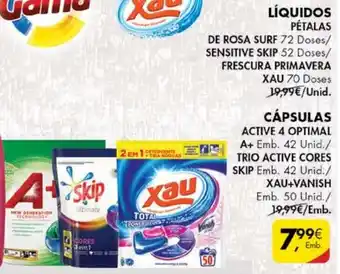 Pingo Doce Líquidos Pétalas/ Cápsulas Active 4 Optimal promoção