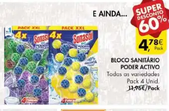 Bloco Sanitário Poder Activo 4 Unid