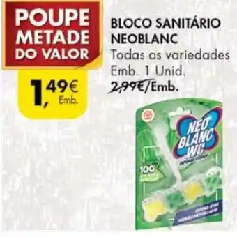 Pingo Doce Bloco Sanitário Neoblanc 1 Unid promoção