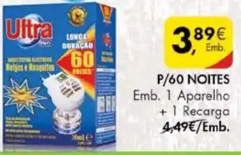Pingo Doce Insecticidas Elétricos P/60 Noites 1 Aparelho + 1 Recarga promoção