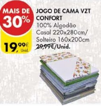 Pingo Doce Jogo de Cama VZT Confort promoção