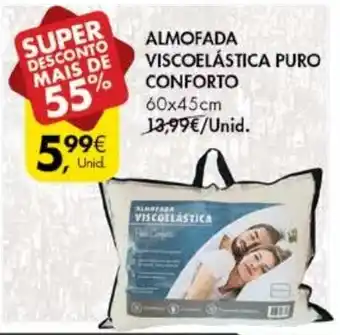 Pingo Doce Almofada Viscoelástica Puro Conforto 60 x 45cm promoção