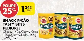 Pingo Doce Snack P/Cão Tasty Bites Prdigree promoção