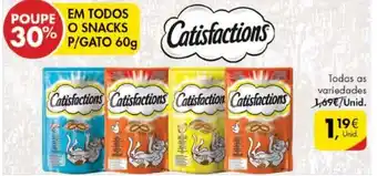 Pingo Doce Snacks P/Gato 60g promoção
