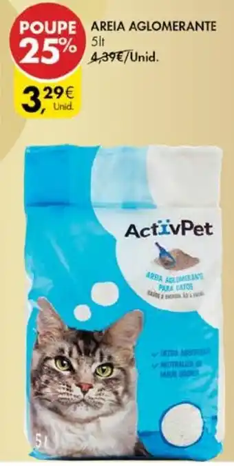 Pingo Doce Areia Aglomerante 5lt promoção