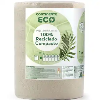 Continente Rolo de cozinha 100% reciclado promoção