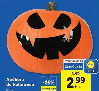 Lidl Abóbora de Halloween promoção