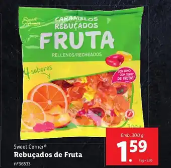 Lidl Sweet Corner Rebuçados de Fruta Emb. 300 g promoção