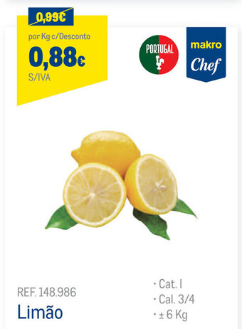 Makro Limão 6kg promoção