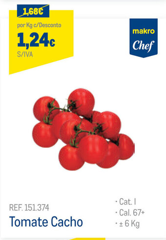Makro Tomate Cacho 6kg promoção