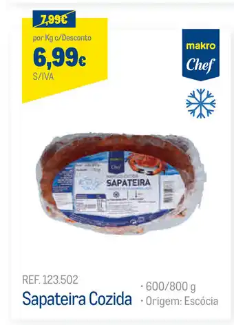 Makro Sapateira Cozida 600/800g promoção
