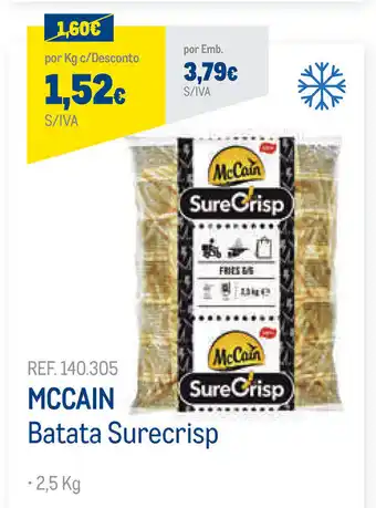 McCain Batata Surecrisp 2,5kg
