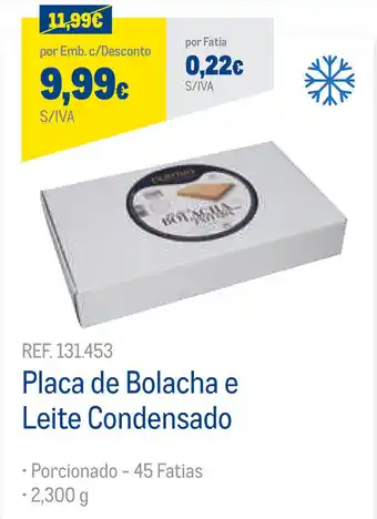Makro Placa de Bolacha e Leite Condensado 2,300g promoção