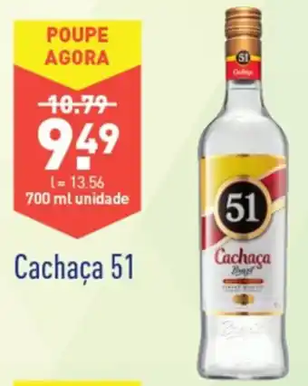 ALDI Cachaça 51 700ml promoção