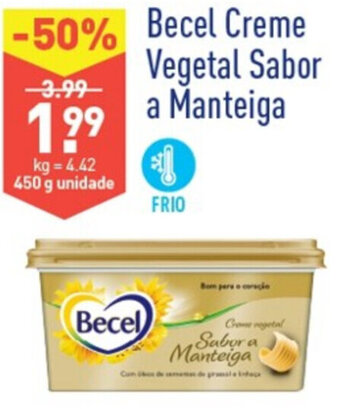 Becel Creme Vegetal Sabor a Manteiga 450g