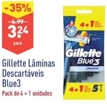 ALDI Gillette Lâminas Descartáveis Blue3 promoção