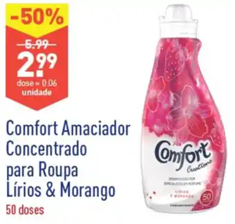 ALDI Comfort Amaciador Concentrado para Roupa Lírios & Morango 50 Doses L promoção