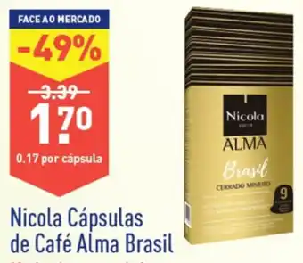 ALDI Nicola Cápsulas de Café Alma Brasil promoção