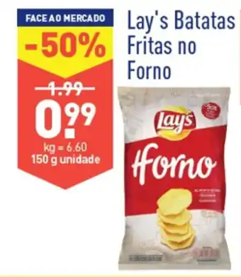ALDI Lay's Batatas Fritas no Forno 150g promoção