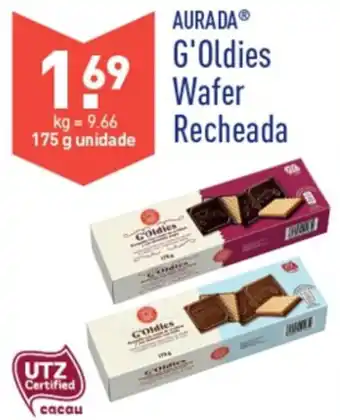Aurada G'Oldies Wafer Recheada 175g