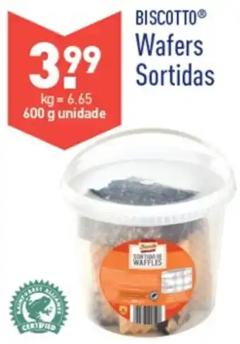 ALDI Biscotto Wafers Sortidas 600g promoção
