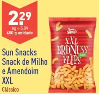 ALDI Sun Snacks Snack de Milho e Amendoim XXL 450g promoção