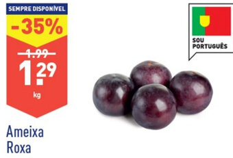 ALDI Ameixa Roxa promoção