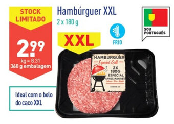 Hambúrguer XXL 2x180g