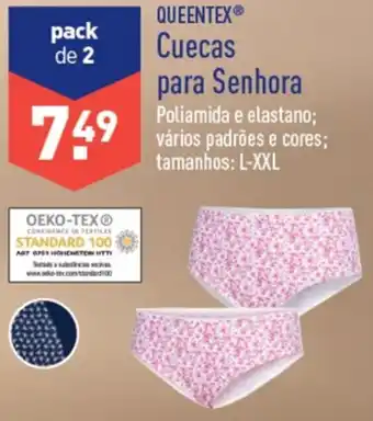 ALDI Queentex Cuecas para Senhora L-XXL promoção