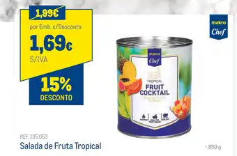 Makro Salada de Fruta Tropical 850g promoção