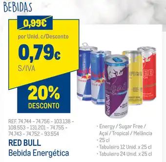 Makro Red Bull Bebida Energética promoção