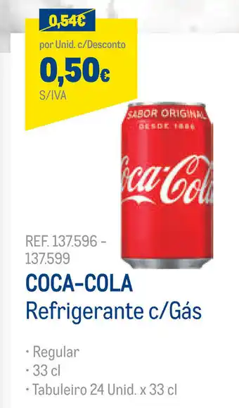 Makro Coca-Cola Refrigerante c/Gàs 33cl promoção