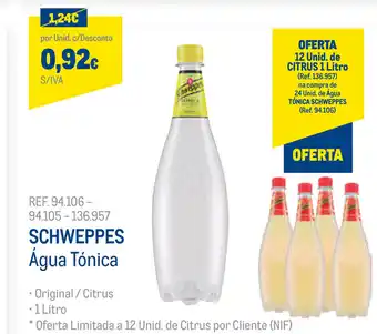 Makro Schweppes Água Tónica promoção