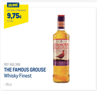 Makro The Famous Grouse Whisky Finest 70cl promoção