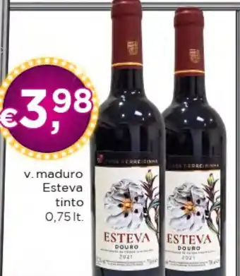 Bolama v. maduro Esteva tinto 0,75 lt. promoção