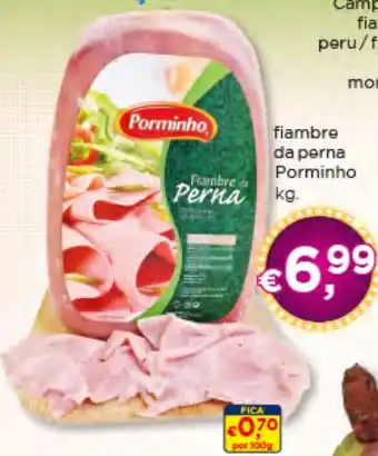 Bolama fiambre da perna Porminho kg promoção
