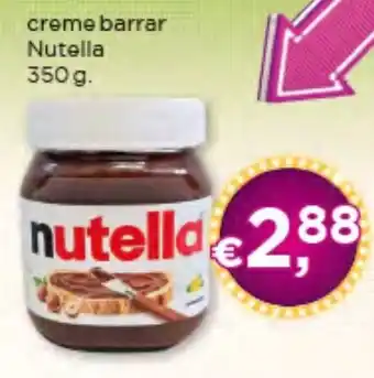 Bolama creme barrar Nutella 350 g. promoção
