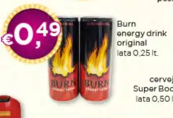 Bolama Burn energy drink original lata 0,25 lt. promoção