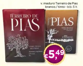 v. maduro Terreiro de Pias branco/tinto-bib. 5 lt.