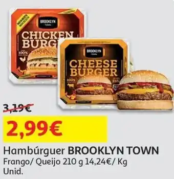 Auchan Hambúrguer BROOKLYN TOWN promoção