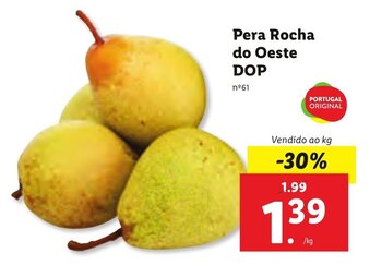 Lidl Pera Rocha do Oeste DOP promoção