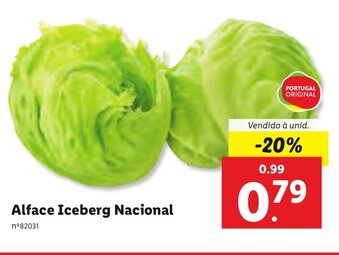 Lidl Alface Iceberg Nacional promoção