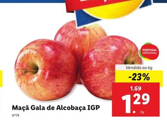 Lidl Maçã Gala de Alcobaça IGP promoção